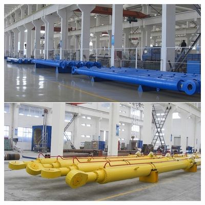 Πύλες φράγματος υδραυλικοί κύλινδροι με διάμετρο γεώτρησης 450 mm