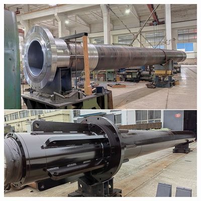 Σκληρή κατασκευή υδραυλικός κύλινδρος χρωμοειδής επικάλυψη αυτοδιευθυνόμενη αντιστροφή