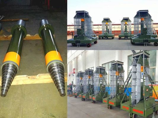 Max ID 500mm Προσαρμοσμένος υδραυλικός κύλινδρος Τριπέδου γερανό Υδραυλικός κύλινδρος