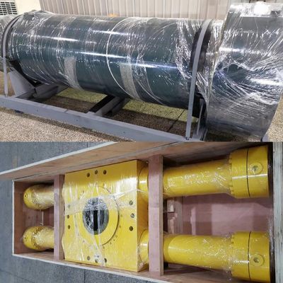 21 MPa Εργασιακή πίεση Υδραυλικοί κυλίνδροι βαρέος φορτίου με μέγιστη διάμετρο τρύπησης 865 mm στη μεταλλουργική βιομηχανία