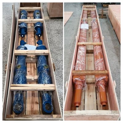 32 MPa Δοκιμαστική πίεση Εργοστάσιο χάλυβα Υδραυλικοί κυλίνδροι βαρέος φορτίου με προσαρμοσμένη διάμετρο