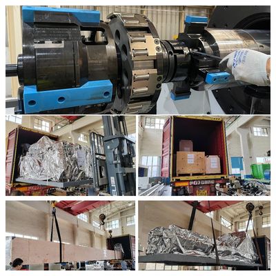 SHOWA CNC Τύποι SRB Εργαλειομηχανή 100mm 2 Κεφαλή καψίματος Siemens CNC σύστημα Σπιντέλ κινητήρα
