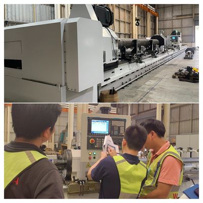 2 κεφαλές προσαρμοσμένο Skiving και Roller Burnishing Machine με SIEMENS CNC